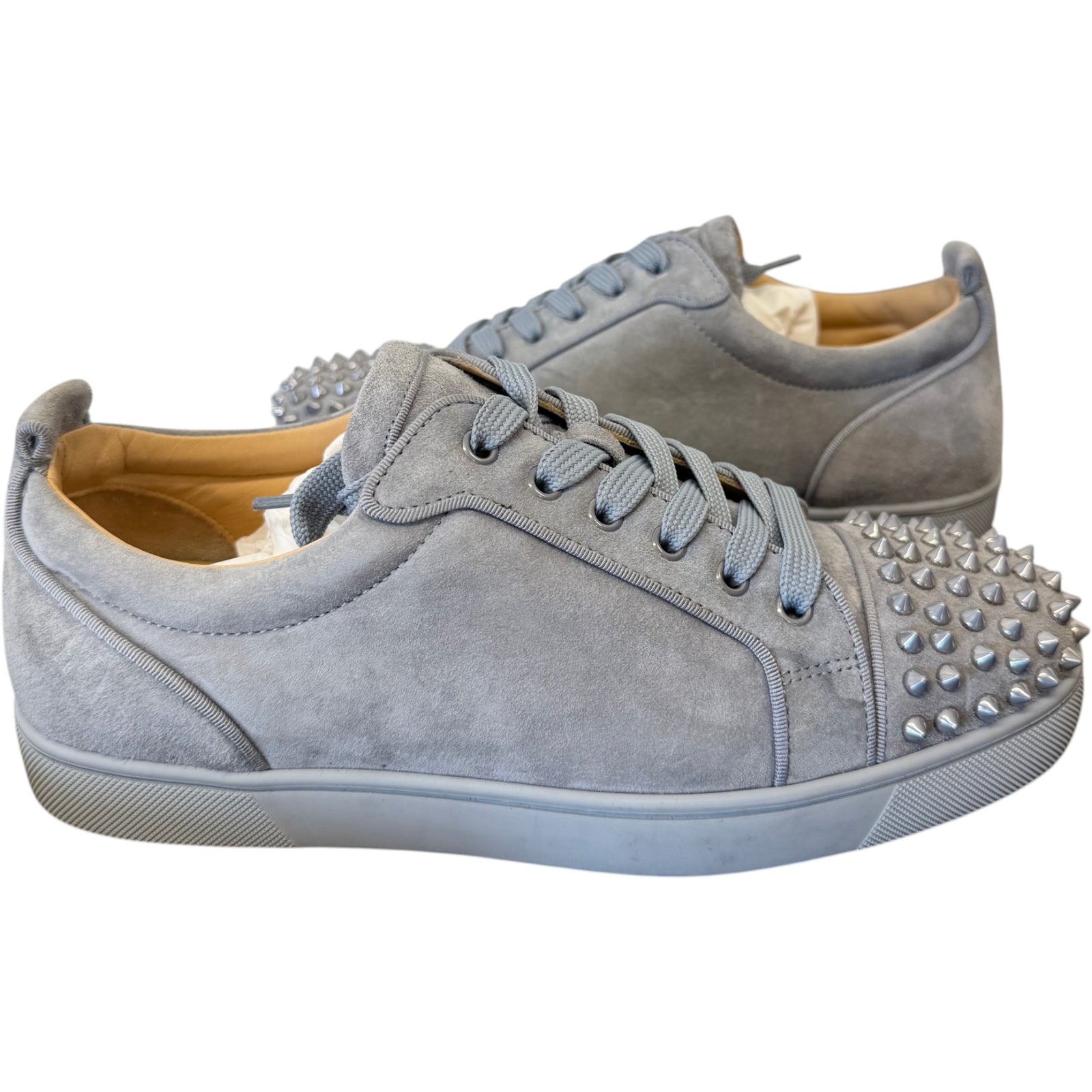 Men's Louis Junior Spikes Low Trainers Grey Size UK 8 / EU 42 - Photo 3