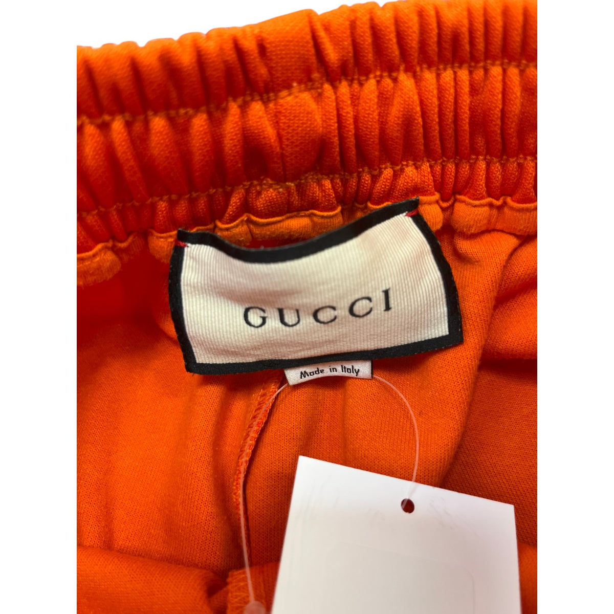 Men's Side Stripe Logo Joggers Orange Size L / W34 - Photo 5