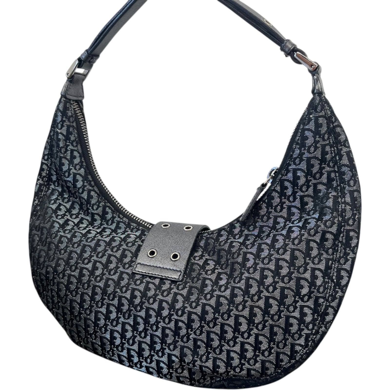 Women's Diorissimo Street Chic Hobo Bag Black - Photo 9