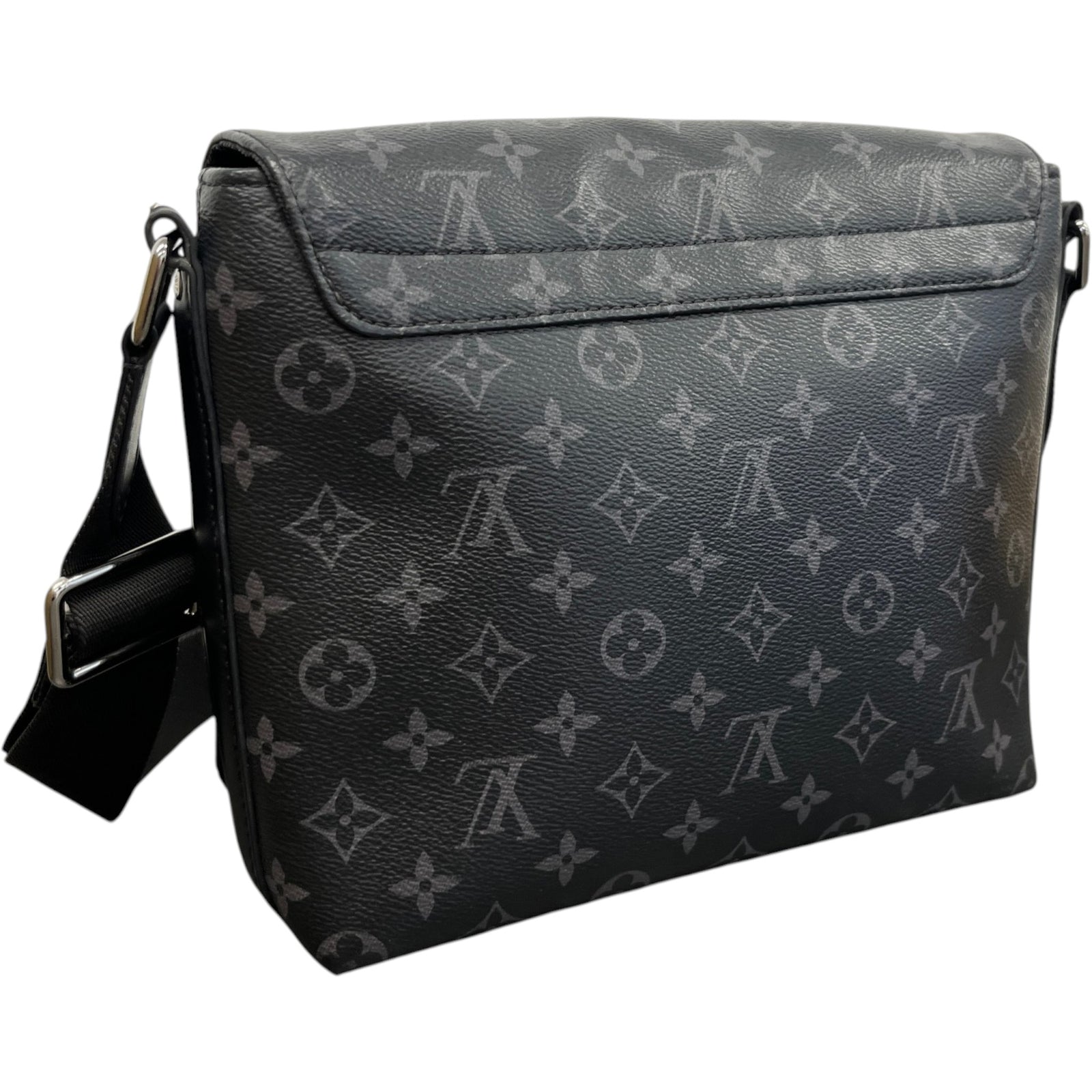Louis Vuitton Men's Monogram Eclipse District PM Messenger Bag Grey - Photo 7