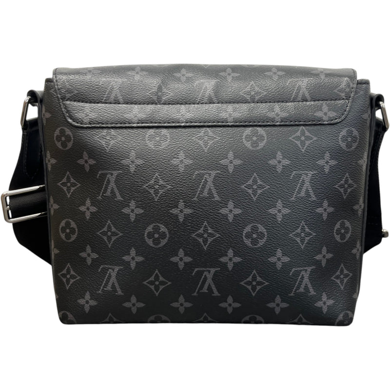 Louis Vuitton Men's Monogram Eclipse District PM Messenger Bag Grey