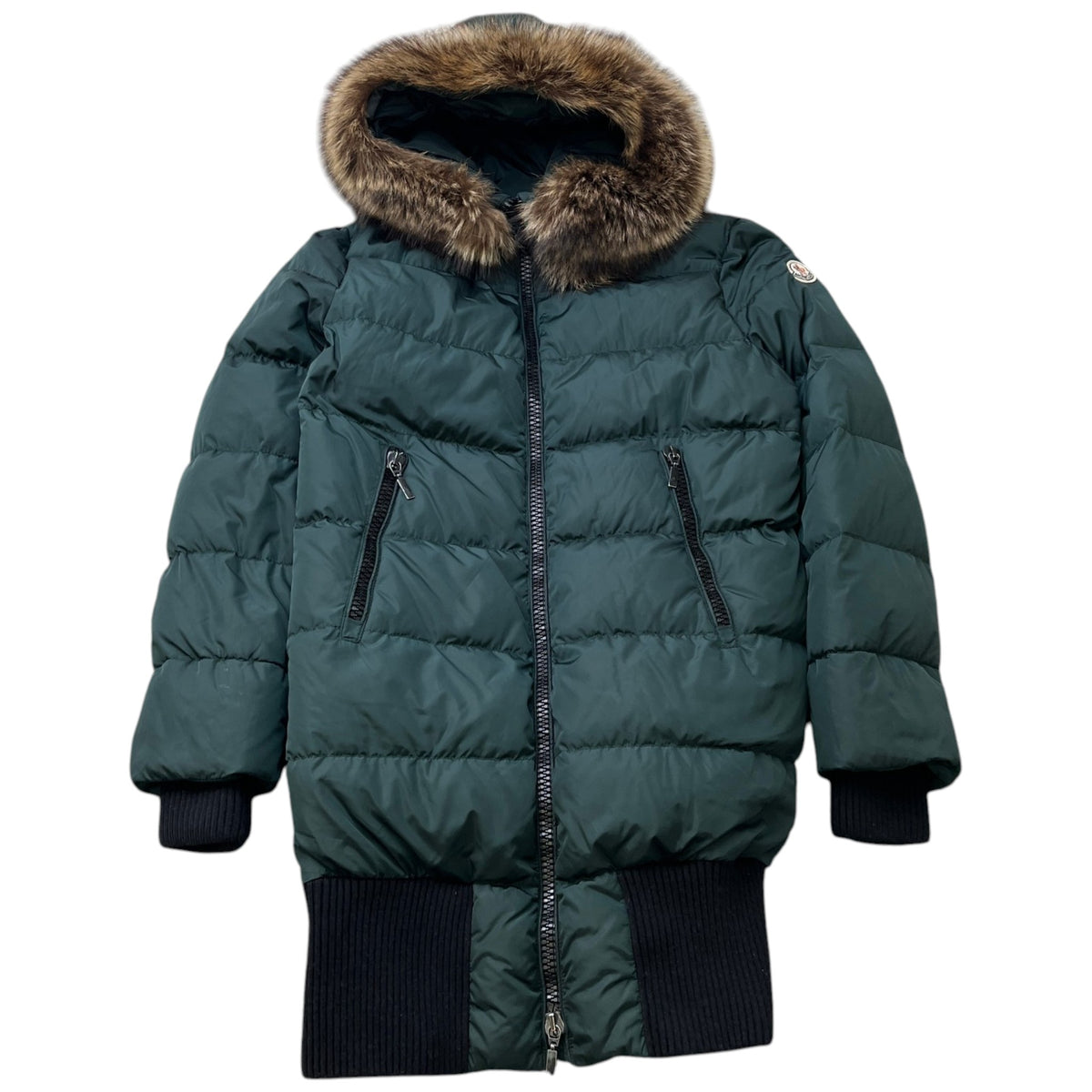 Women's Anglas Down Jacket Green Size 4 / UK 16 - Photo 1