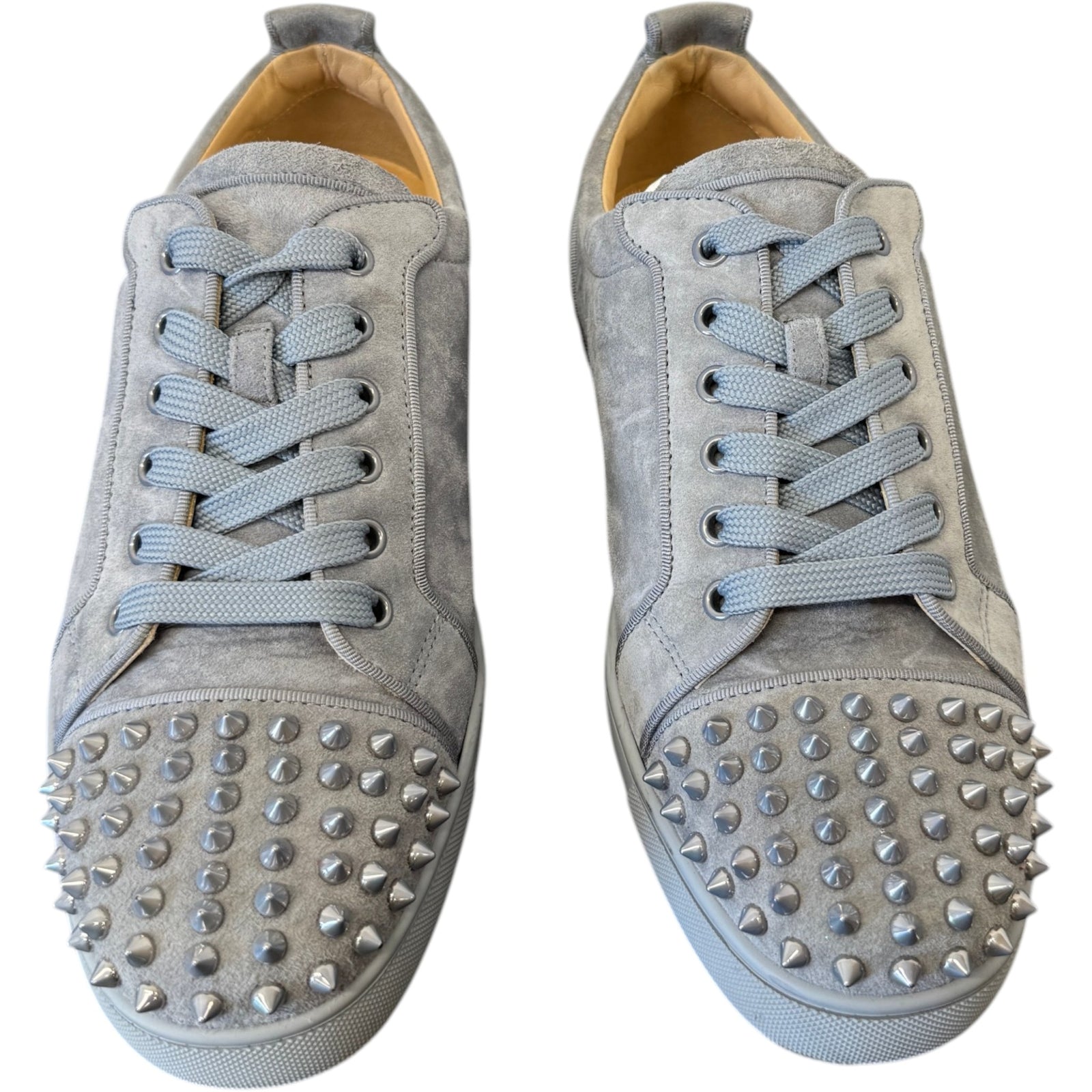 Men's Louis Junior Spikes Low Trainers Grey Size UK 8 / EU 42 - Photo 7