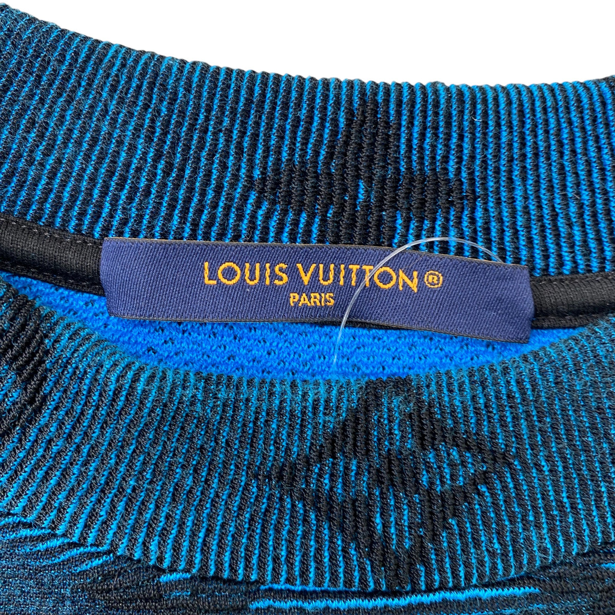 Men's Full Monogram Sweatshirt Navy Size L - Photo 5