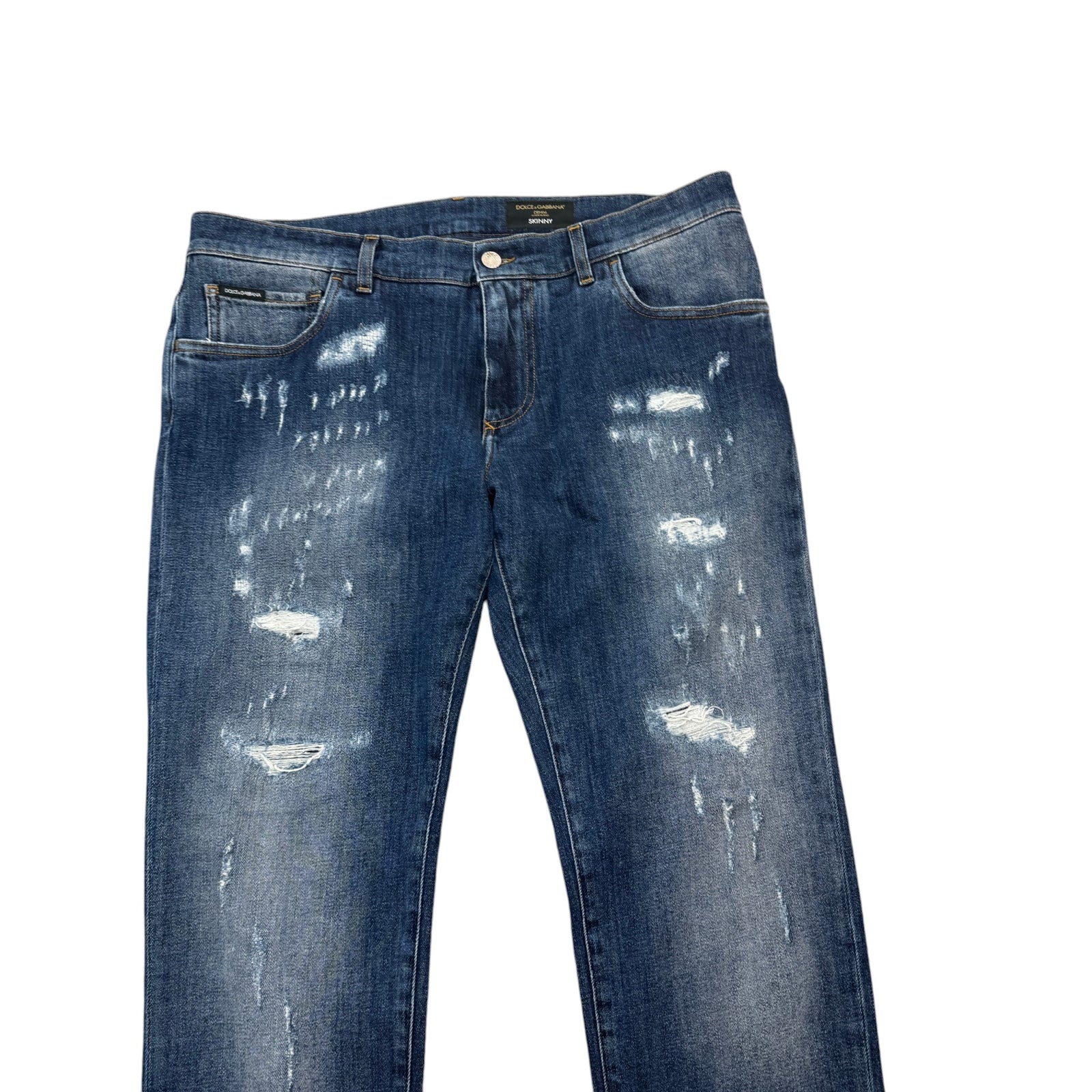 Men's Plaque Logo Jeans Navy Size IT 54 / UK 38 - Photo 3