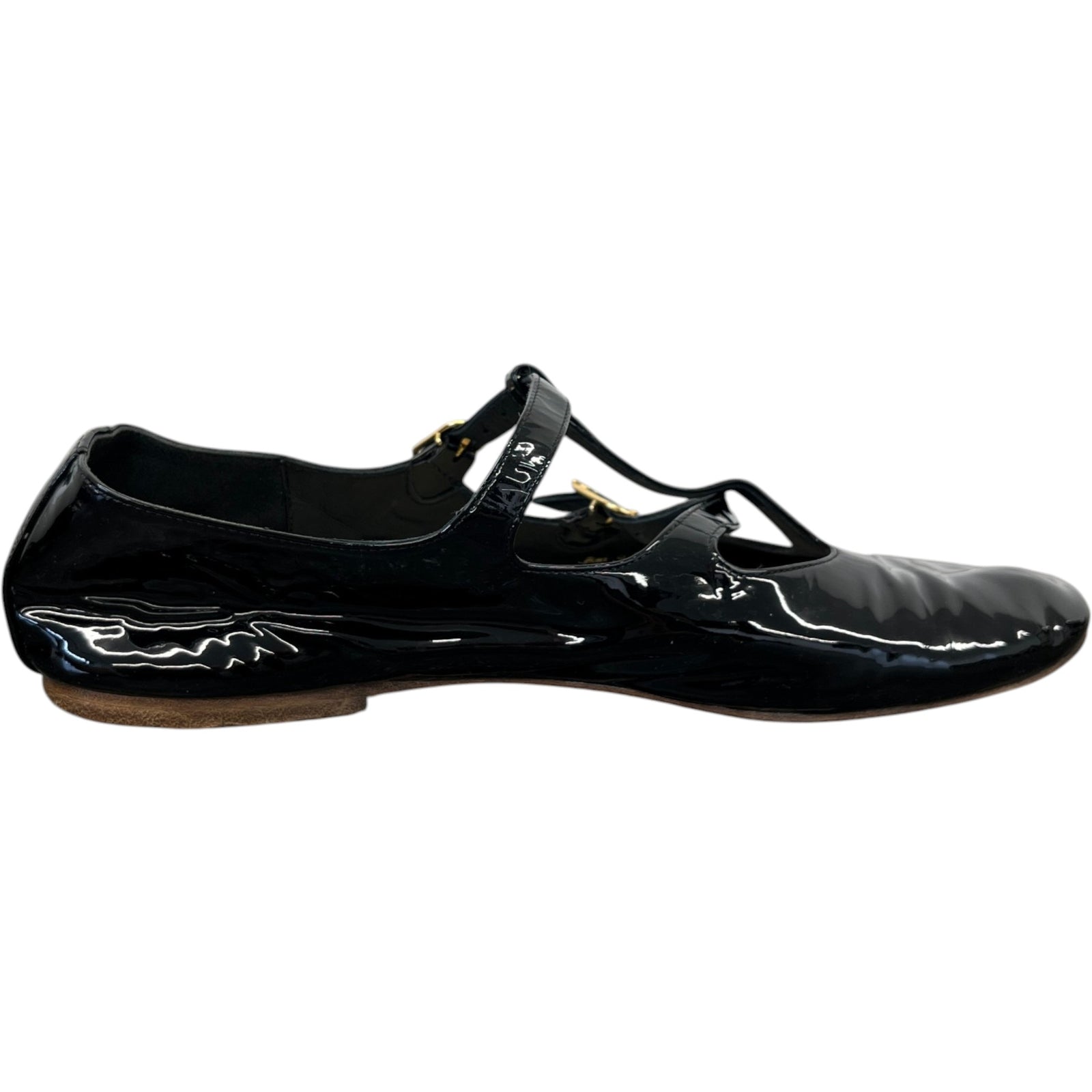 Women's Double Strap Mary Jane Mules Black Size EU 38 / UK 5 - Photo 4