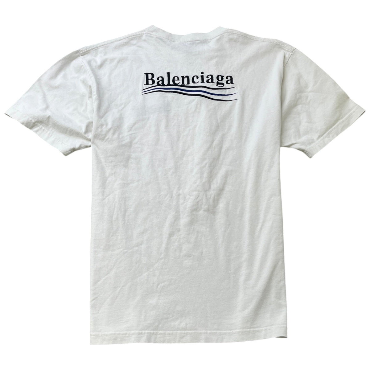 Men's Political Logo T-Shirt White Size XS - Photo 2