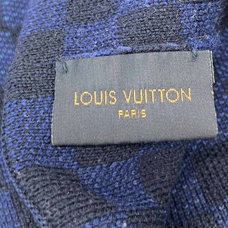 Louis Vuitton Men's Petit Damier Gradient Beanie Hat Navy