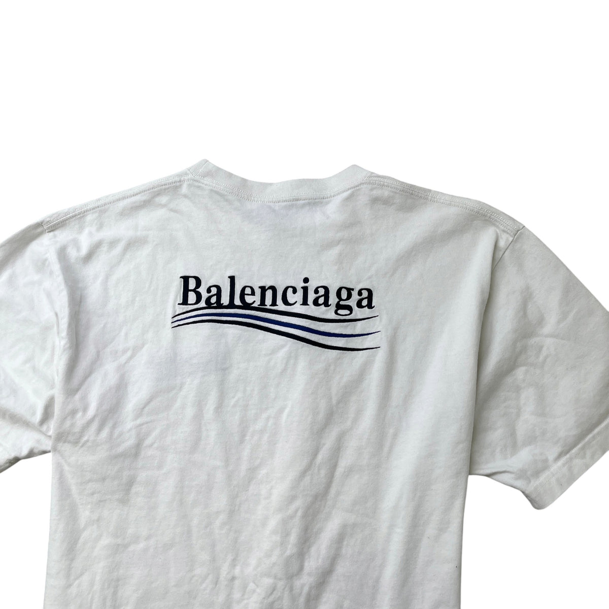 Men's Political Logo T-Shirt White Size XS - Photo 6