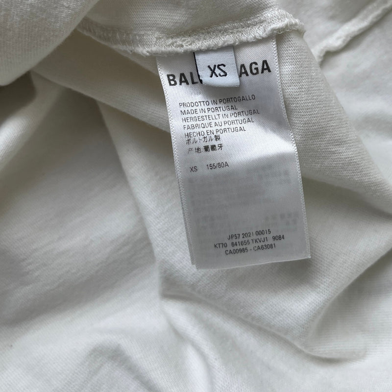 Men's Political Logo T-Shirt White Size XS