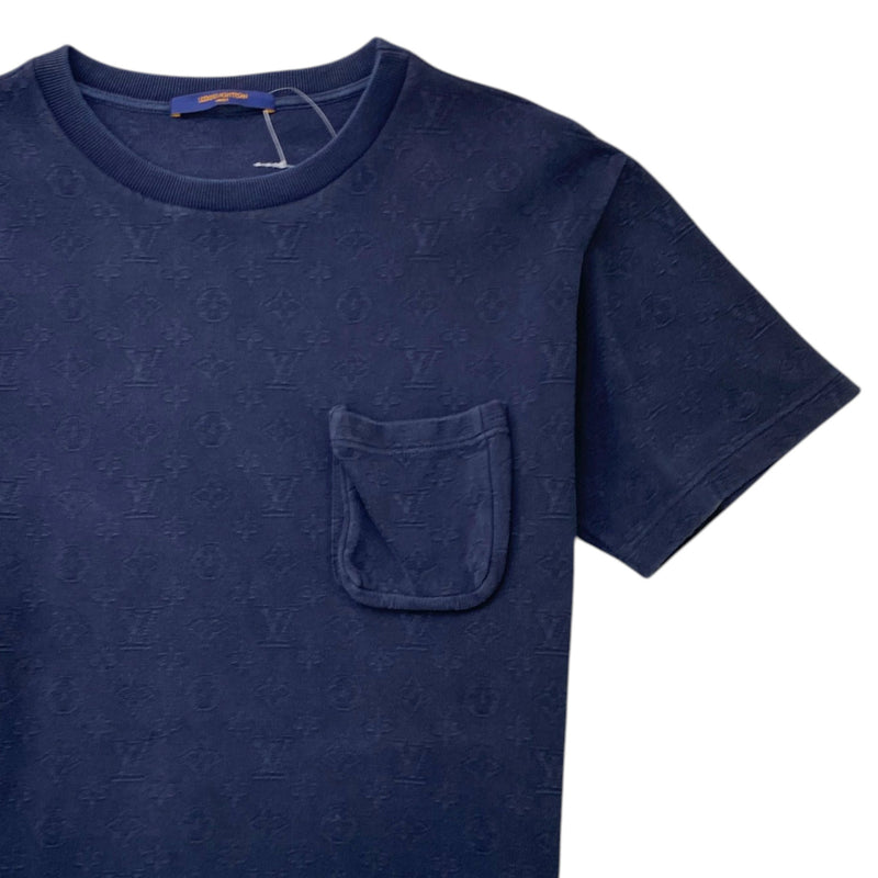 Men's Monogram 3D Pocket T-Shirt Navy Size L