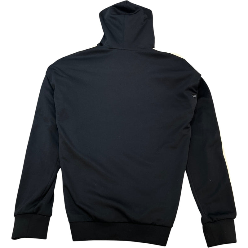 Men's Gg Tape Logo Hoodie Black Size L