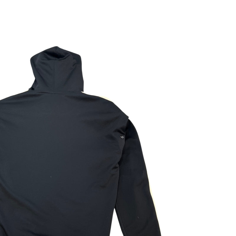 Men's Gg Tape Logo Hoodie Black Size L