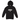 Men's Distressed Logo Hoodie Black Size XS