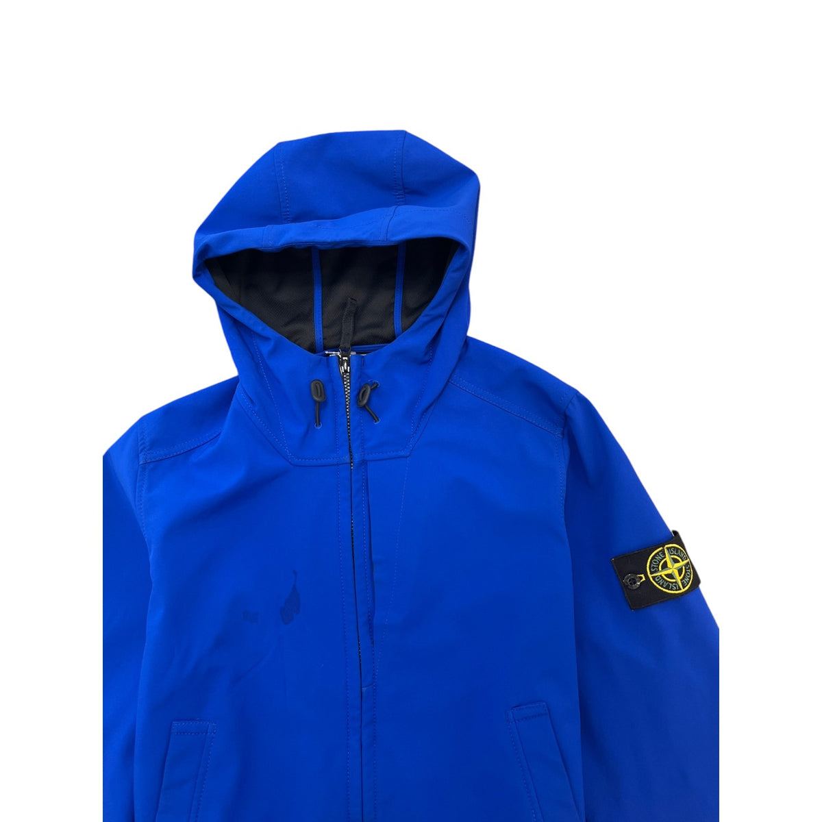 Men's Applique Logo Jacket Blue Size M - Photo 3