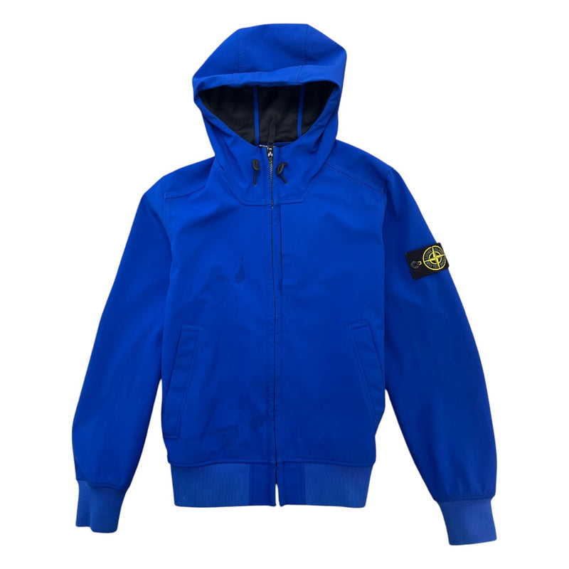 Men's Applique Logo Jacket Blue Size M