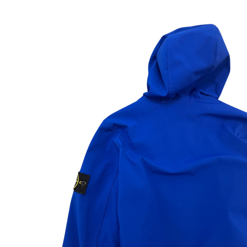 Men's Applique Logo Jacket Blue Size M