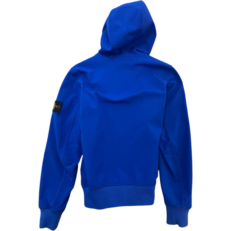 Men's Applique Logo Jacket Blue Size M