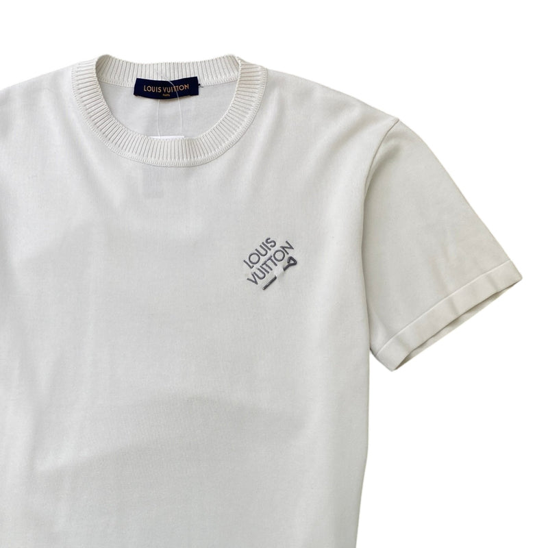 Men's Signature LV T-Shirt White Size L