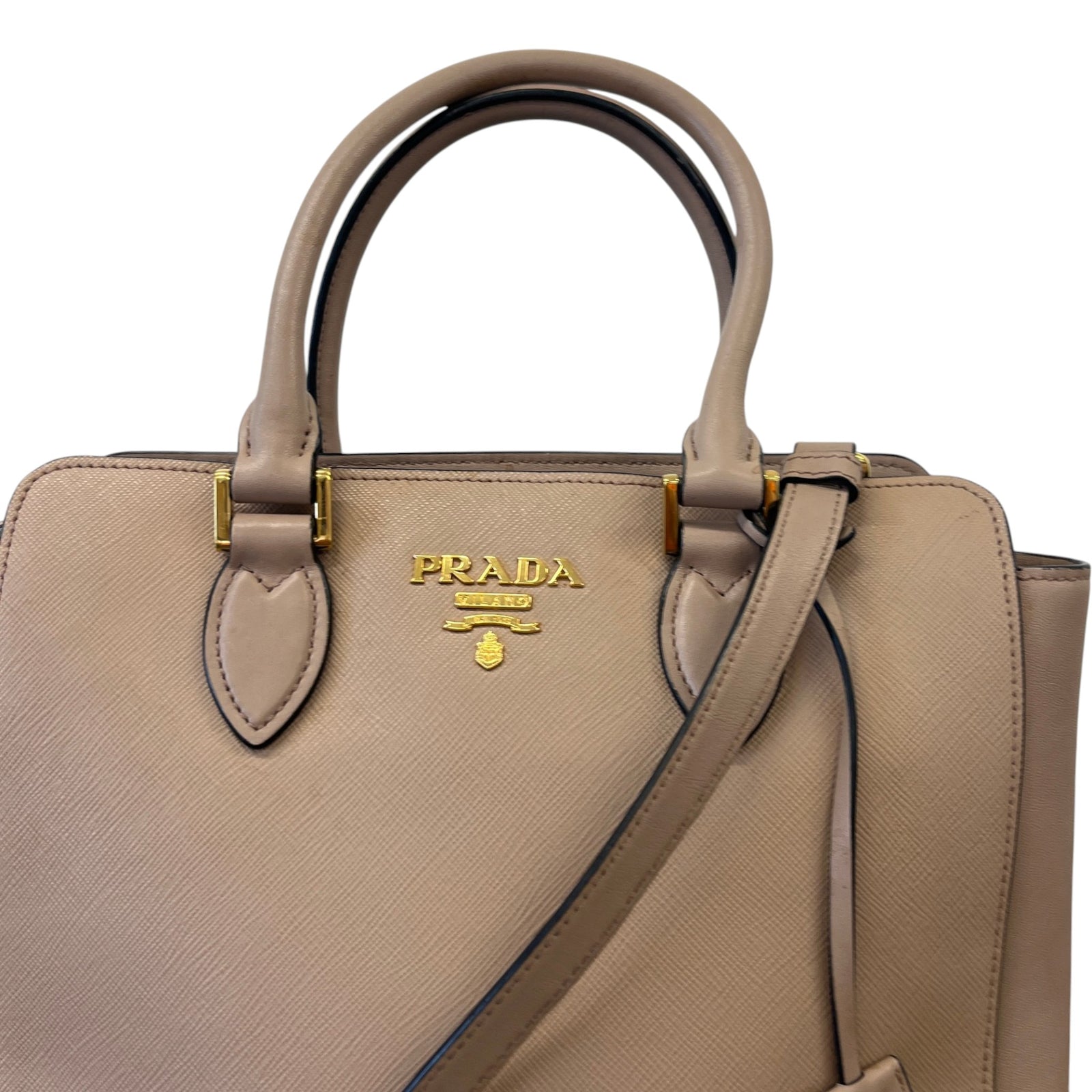Women's Cipria Saffiano Leather Handbag Pink - Photo 11