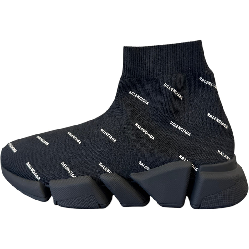 Women's Speed Sock High Trainers Black Size UK 5 / EU 38