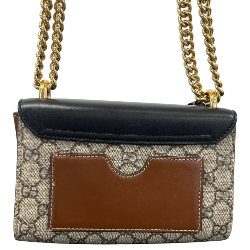 Women's Padlock GG Supreme Handbag Black