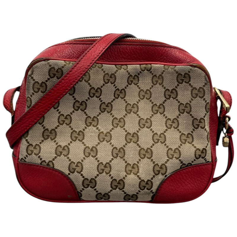 Women's GG Supreme Bree Crossbody Handbag Red