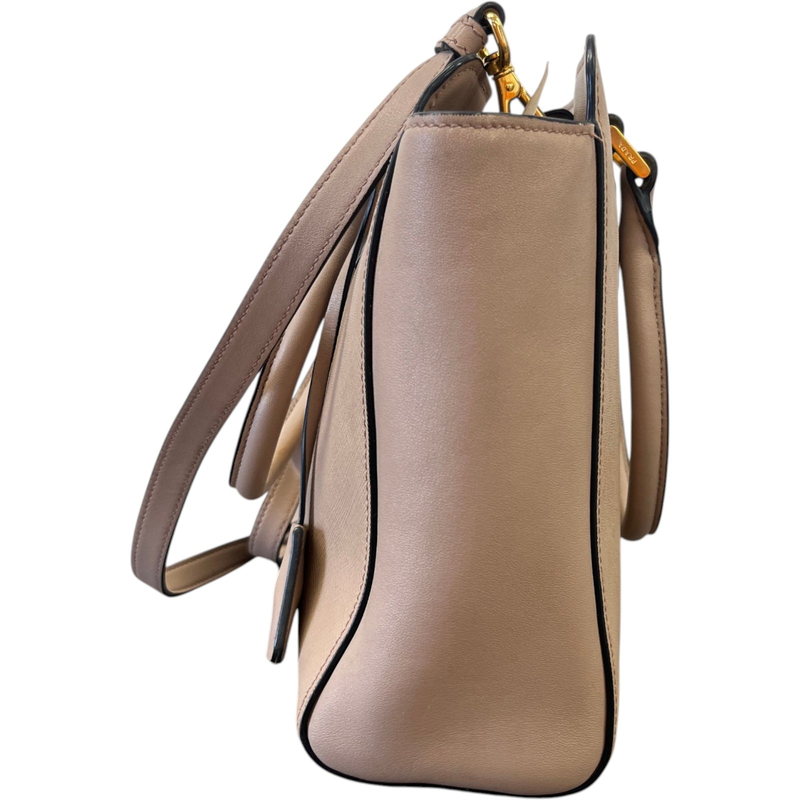 Women's Cipria Saffiano Leather Handbag Pink - Photo 6