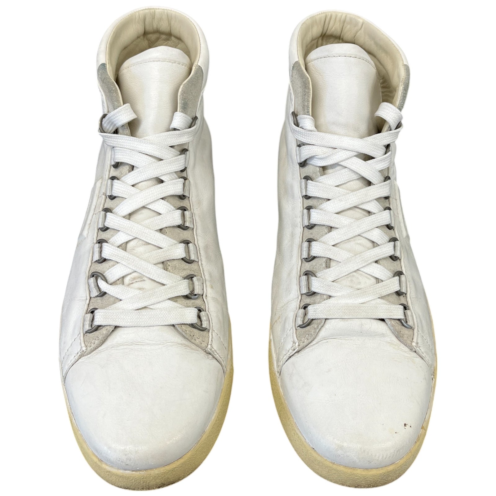 Men's Logo High Trainers White Size EU 41.5 / UK 7.5 - Photo 6