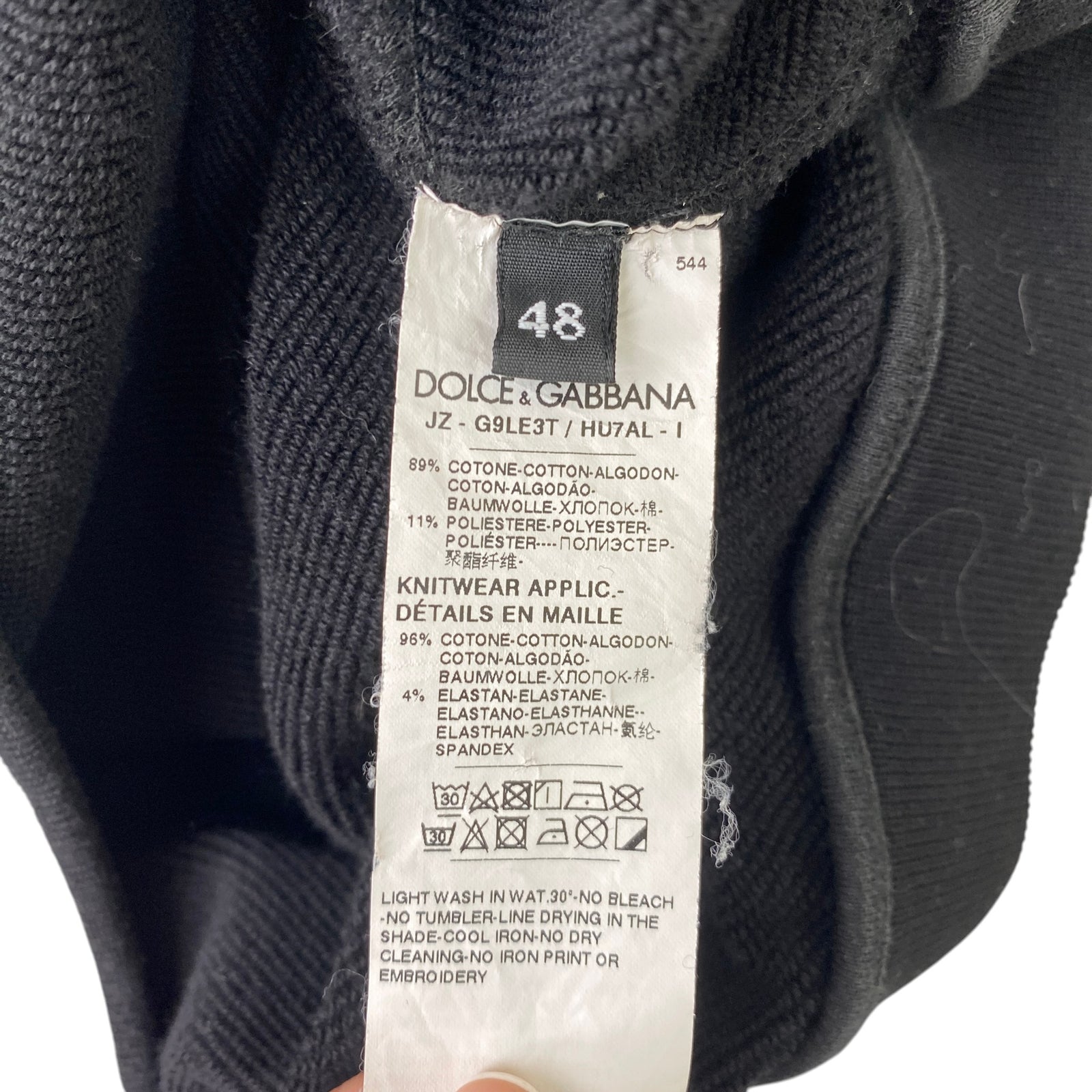 Men's Logo Print Sweatshirt Black Size M - Photo 6
