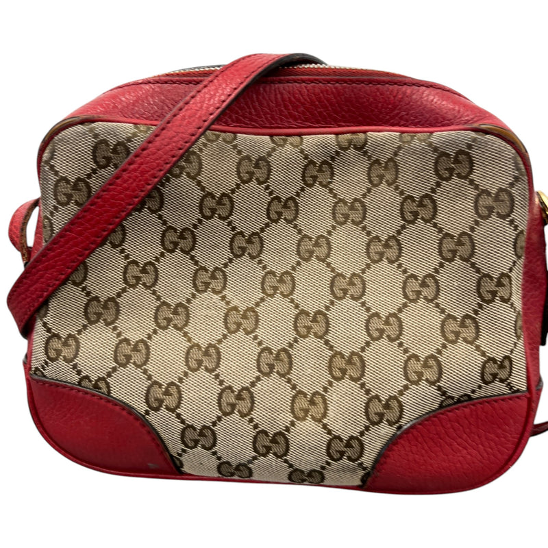 Women's GG Supreme Bree Crossbody Handbag Red