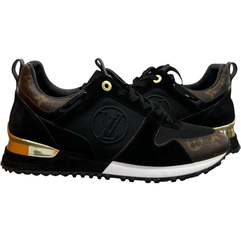 Louis Vuitton Women's Monogram Run Away Low Trainers Black Size 7