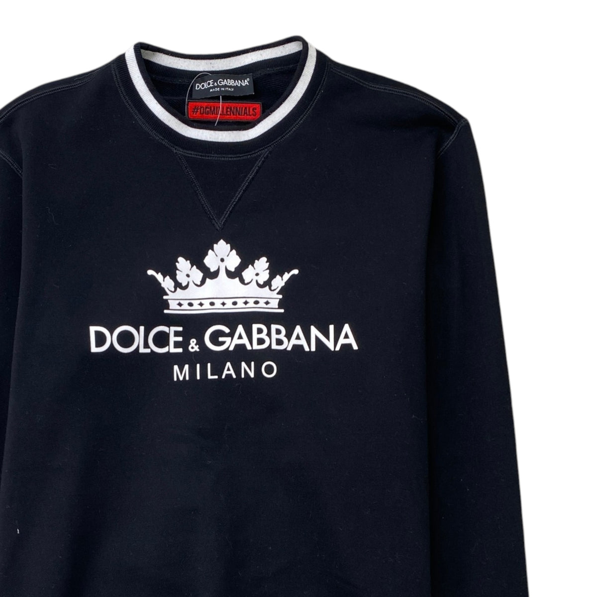 Men's Logo Print Sweatshirt Black Size M - Photo 3