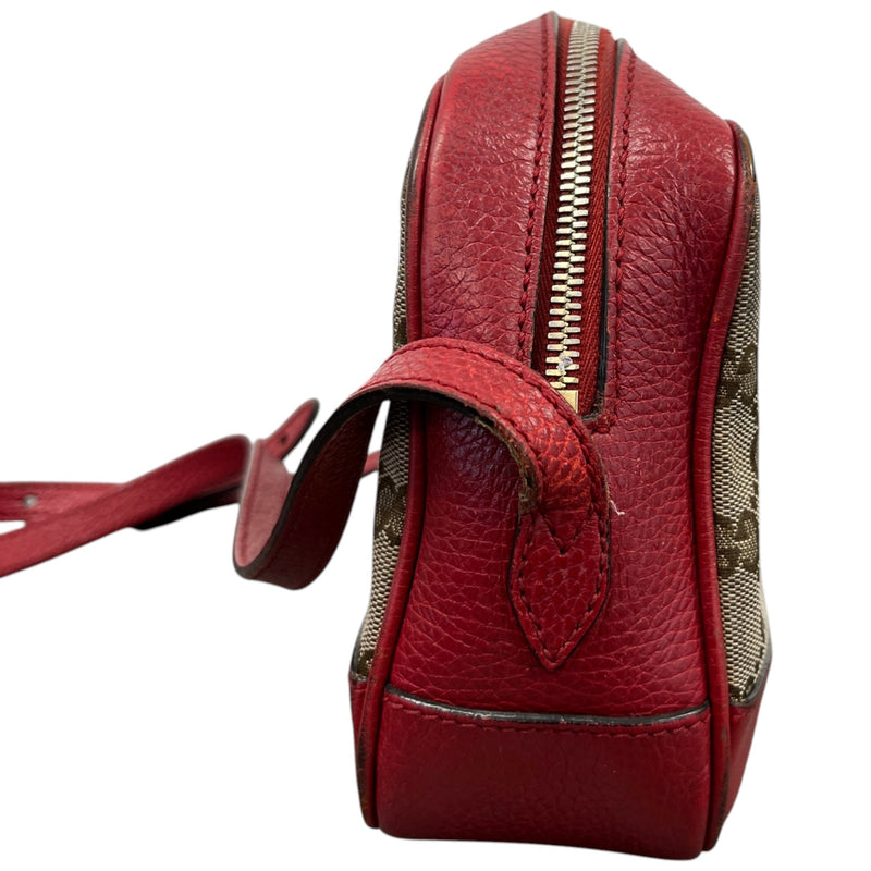 Women's GG Supreme Bree Crossbody Handbag Red