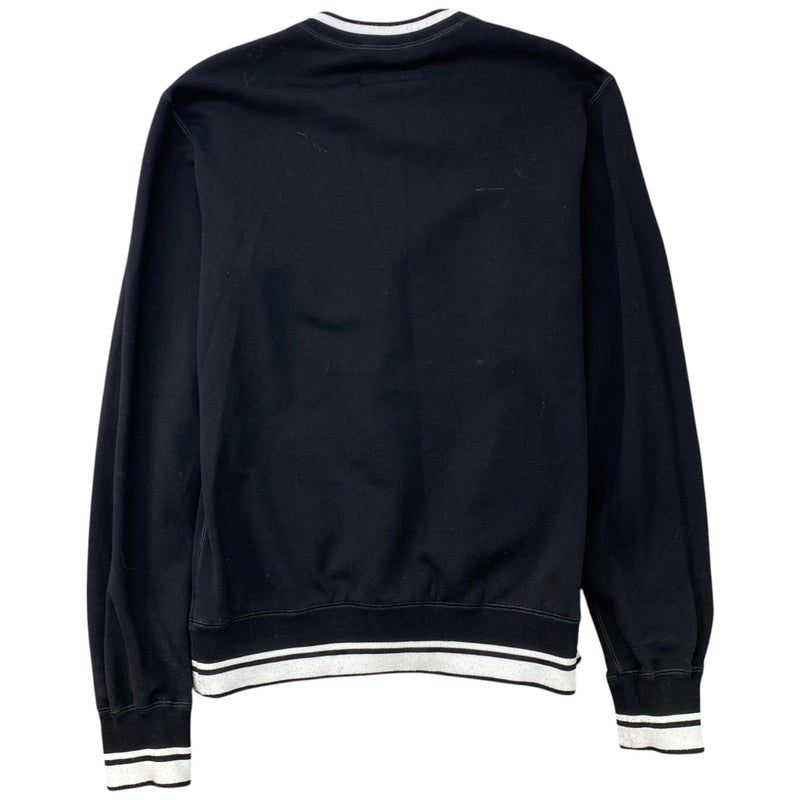 Men's Logo Print Sweatshirt Black Size M