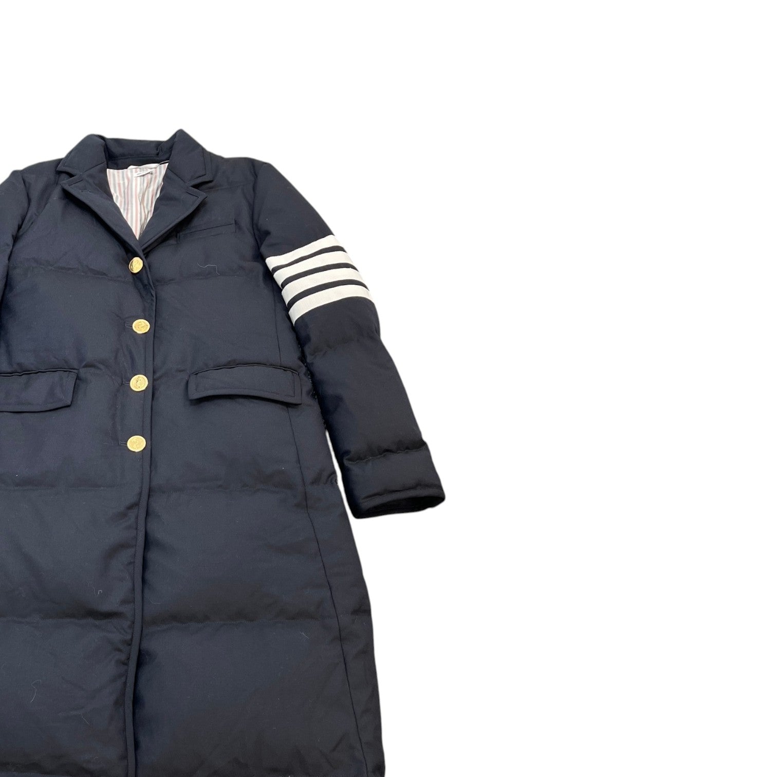 Women's Four Bar Down Jacket Navy Size IT 42 / UK 10 - Photo 3