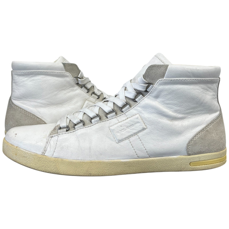 Men's Logo High Trainers White Size EU 41.5 / UK 7.5