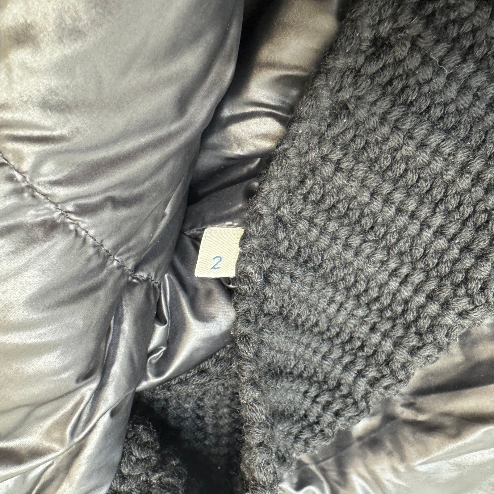Women's Caderolles Down Jacket Black Size 2 / UK 12 - Photo 8