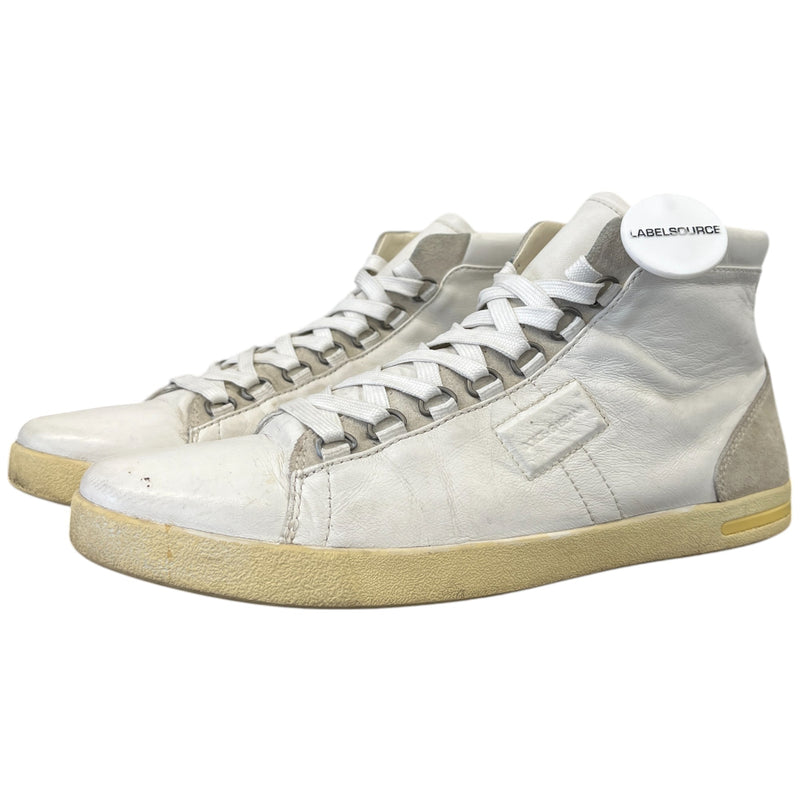 Men's Logo High Trainers White Size EU 41.5 / UK 7.5