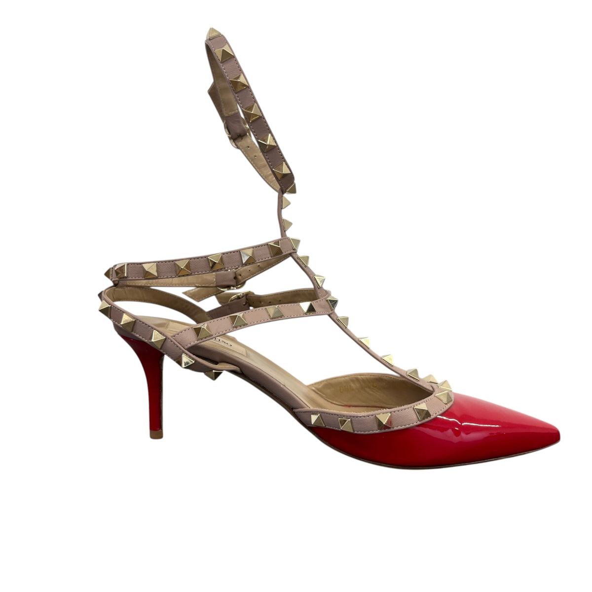 Women's Rockstud Heels Red Size UK 6.5 / EU 39.5 - Photo 4