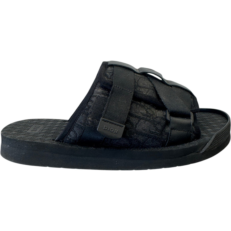 Men's Alpha Oblique Sandals Black Size UK 9 / EU 43