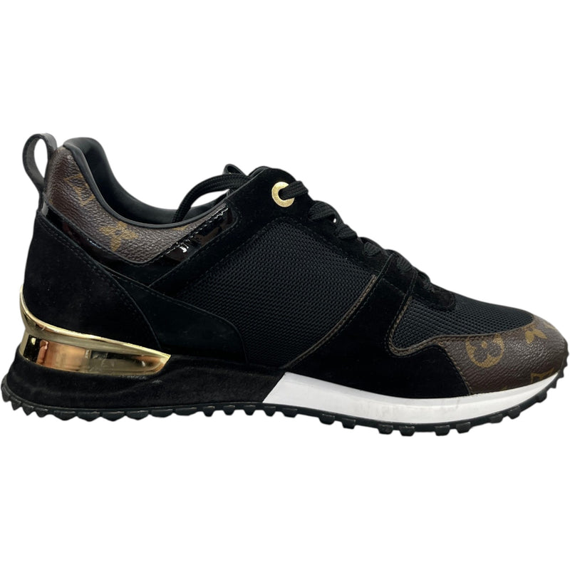 Louis Vuitton Women's Monogram Run Away Low Trainers Black Size 7