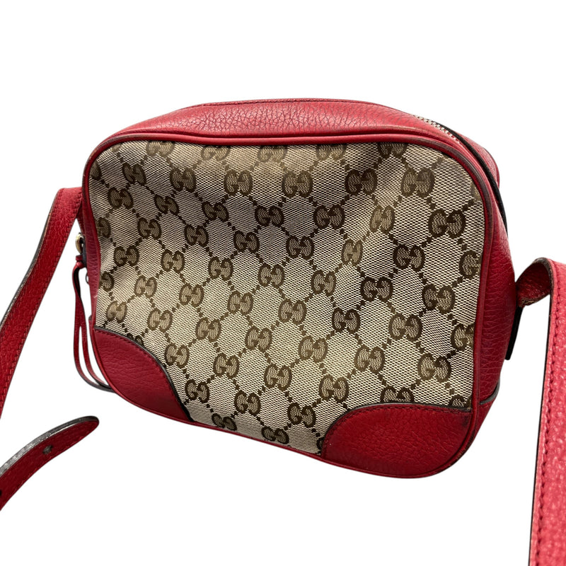 Women's GG Supreme Bree Crossbody Handbag Red