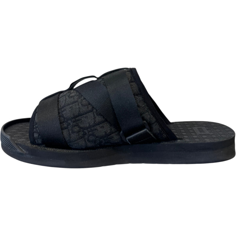 Men's Alpha Oblique Sandals Black Size UK 9 / EU 43