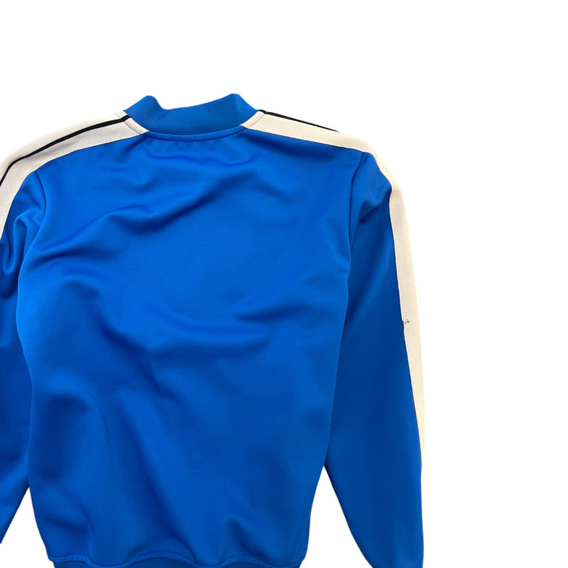 Men's Logo Print Track Jacket Blue Size S