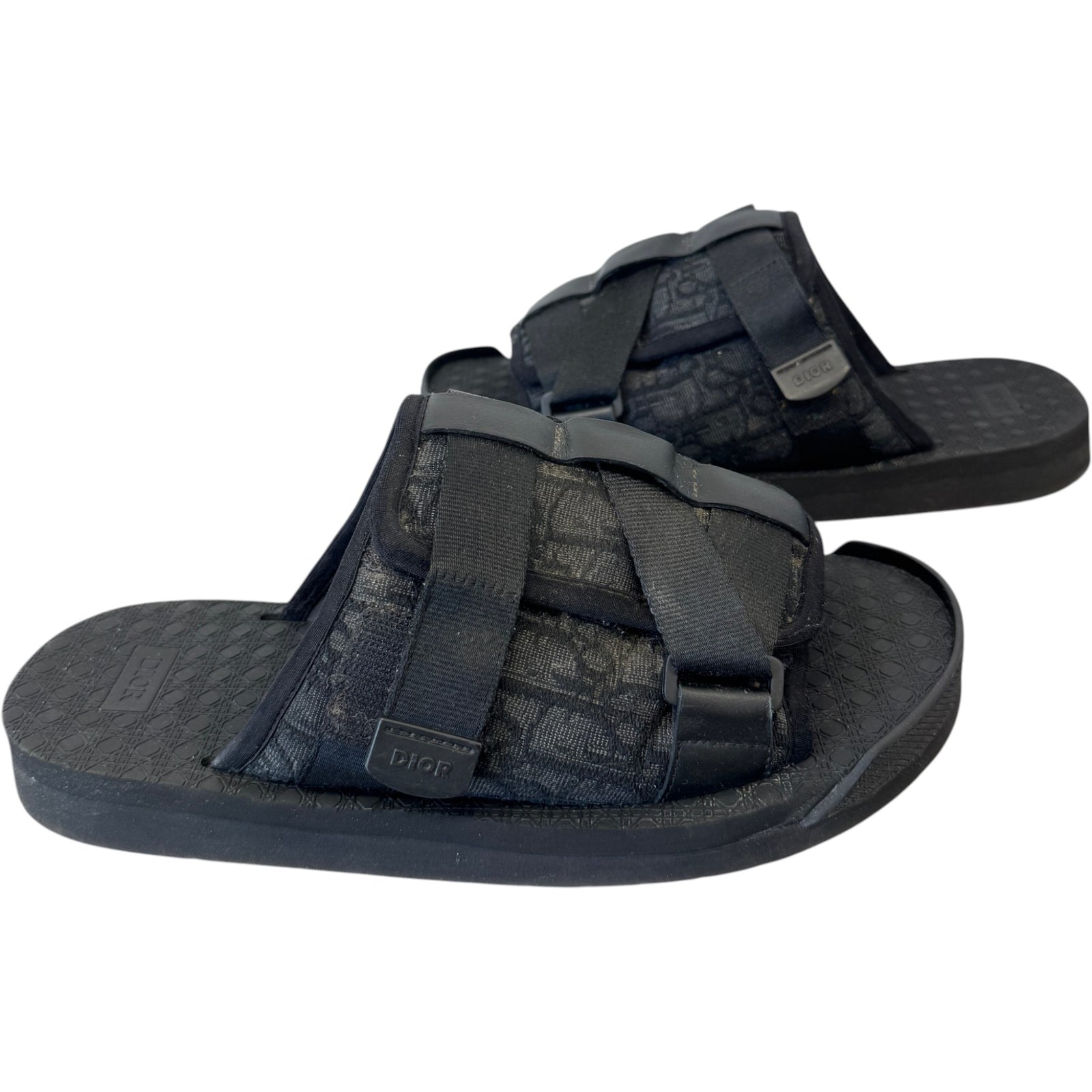 Men's Alpha Oblique Sandals Black Size UK 9 / EU 43 - Photo 3
