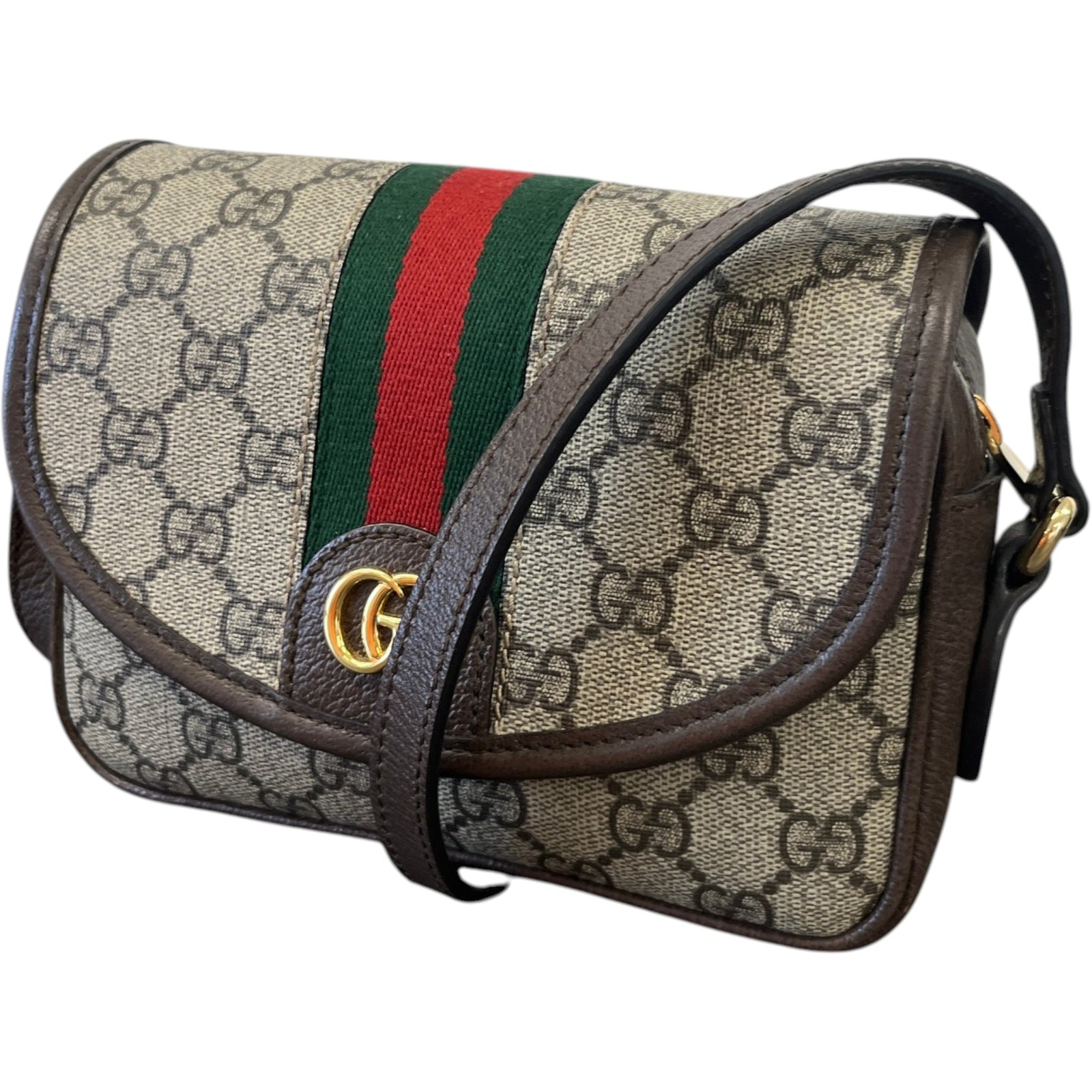 Women's Ophidia Small Shoulder Bag Beige - Photo 5
