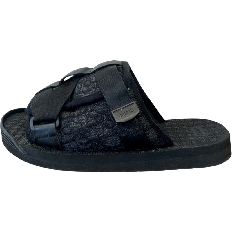 Men's Alpha Oblique Sandals Black Size UK 9 / EU 43