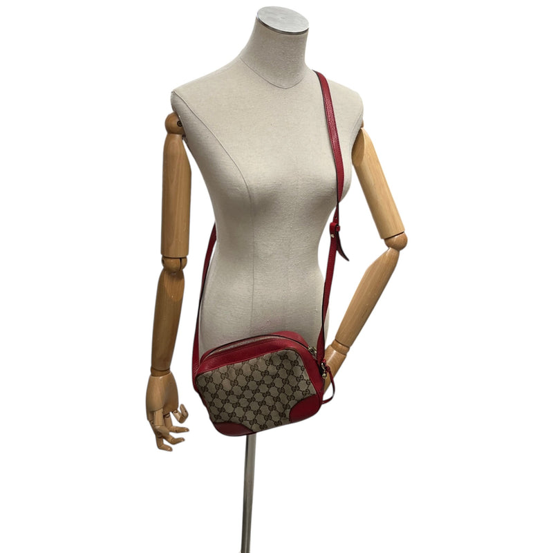 Women's GG Supreme Bree Crossbody Handbag Red
