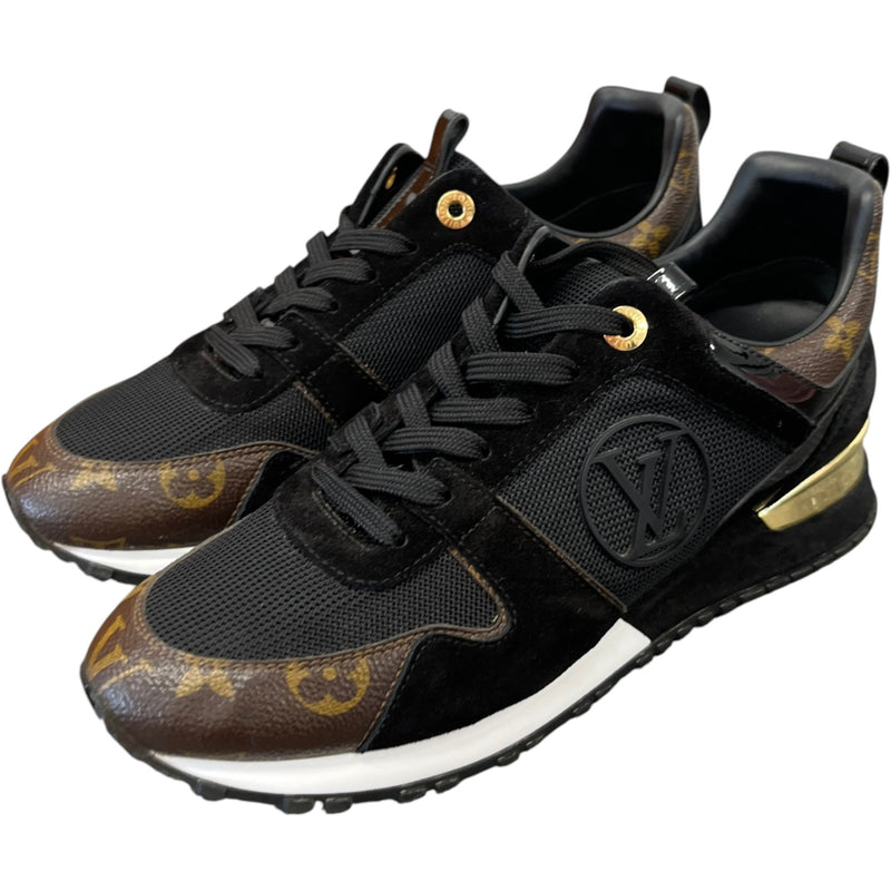 Louis Vuitton Women's Monogram Run Away Low Trainers Black Size 7